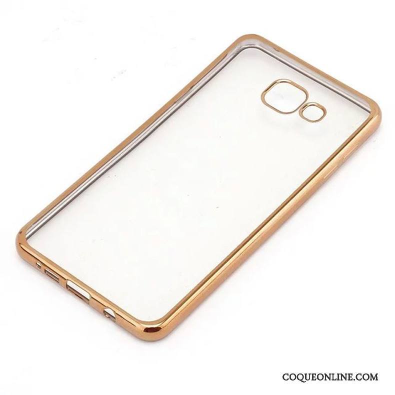 Samsung Galaxy A5 2016 Incassable Or Coque De Téléphone Transparent Fluide Doux Étoile Protection