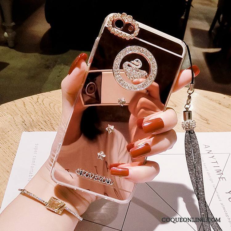 Samsung Galaxy A5 2016 Miroir Personnalité Fluide Doux Strass Étoile Coque De Téléphone Étui