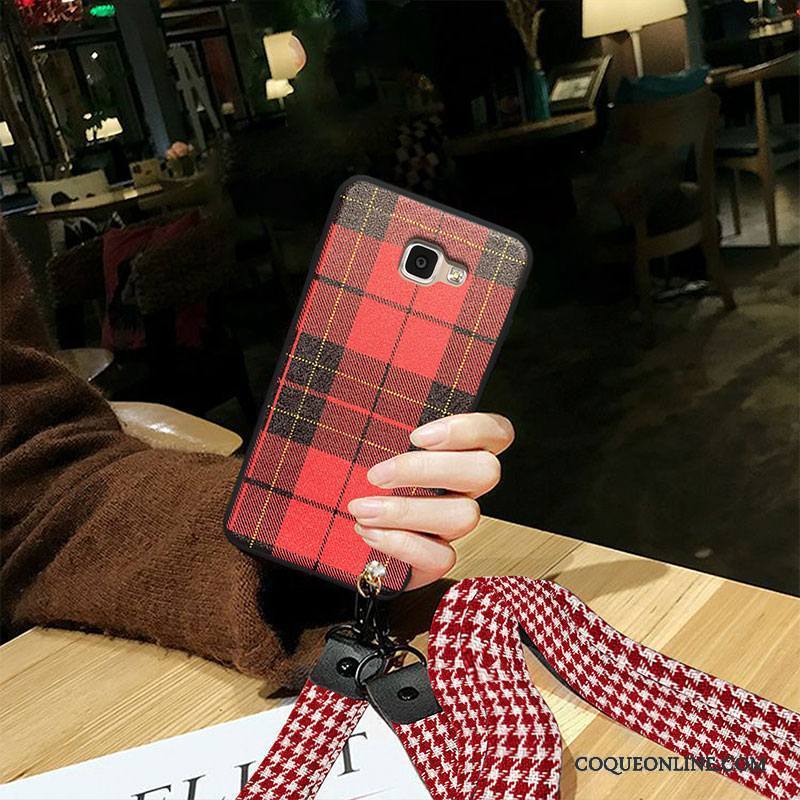 Samsung Galaxy A5 2016 Tendance Coque De Téléphone Étoile Tout Compris Rouge Étui Incassable
