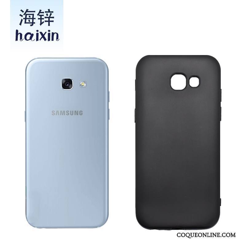 Samsung Galaxy A5 2017 Étui Silicone Tout Compris Protection Coque De Téléphone Délavé En Daim Fluide Doux