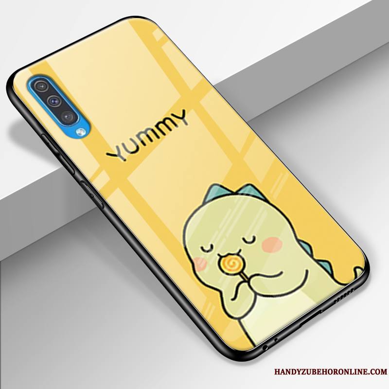 Samsung Galaxy A50 Dessin Animé Tout Compris Charmant Verre Étoile Étui Coque De Téléphone