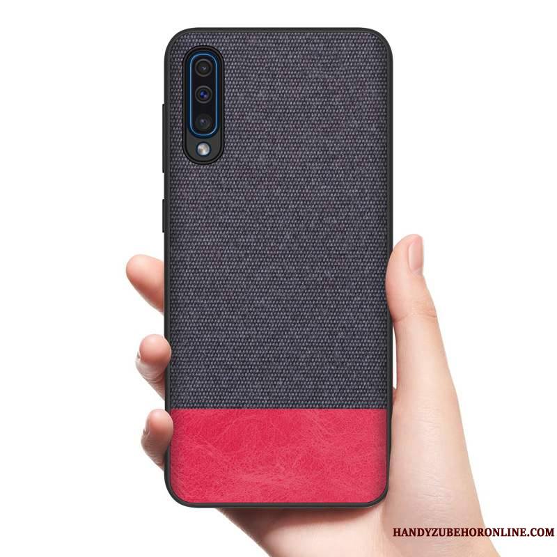 Samsung Galaxy A50 Étoile Rouge Coque De Téléphone Tissu