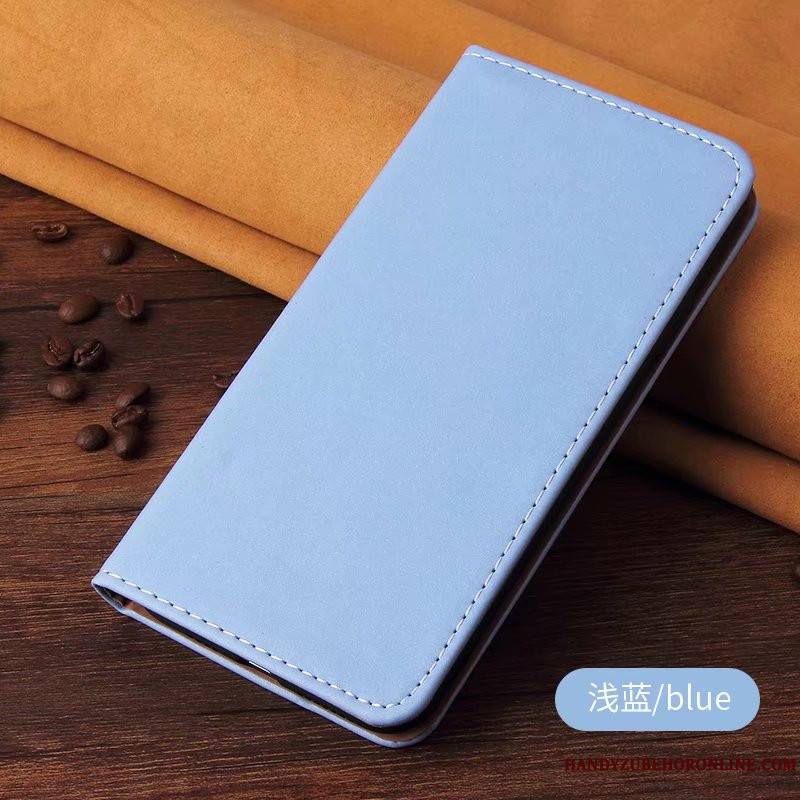 Samsung Galaxy A50s Bleu Coque De Téléphone Étoile Délavé En Daim Housse En Silicone Étui En Cuir