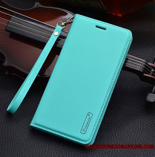 Samsung Galaxy A6 Coque Étui En Cuir Vert Cuir Véritable Fluide Doux Tout Compris Protection Incassable