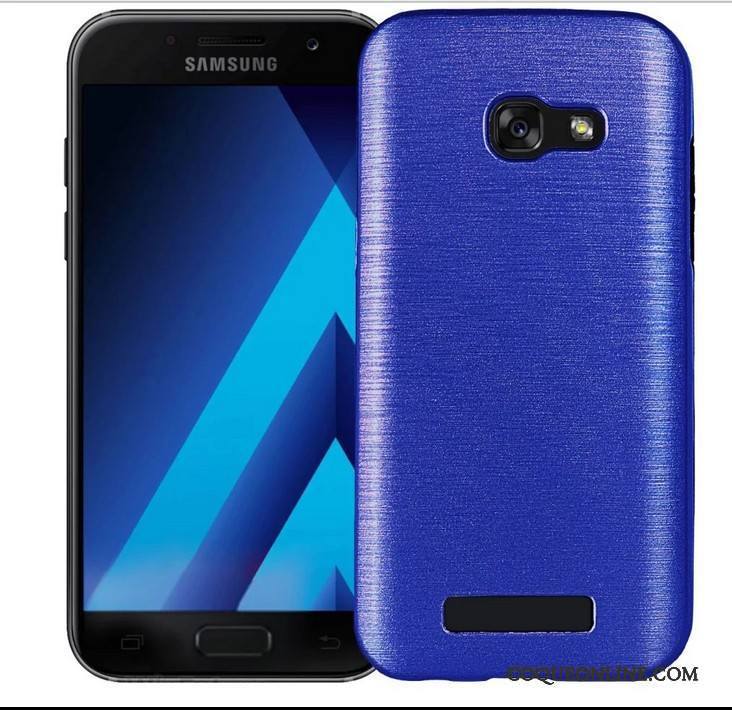 Samsung Galaxy A7 2017 Fluide Doux Coque De Téléphone Métal Incassable Étui Étoile Tout Compris