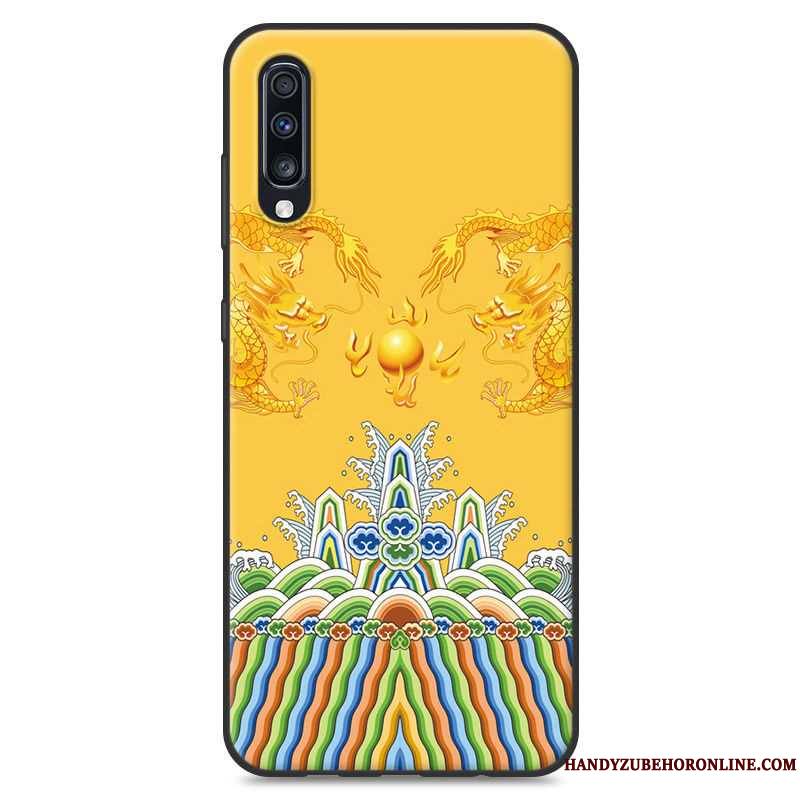 Samsung Galaxy A70 Téléphone Portable Étui Créatif Fluide Doux Coque Étoile Tendance