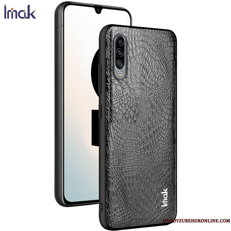 Samsung Galaxy A70s Cuir Coque De Téléphone Difficile Protection Étui Étoile Noir