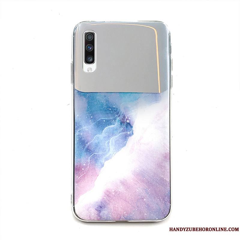 Samsung Galaxy A70s Violet Protection Incassable Coque De Téléphone Simple Étui Étoile