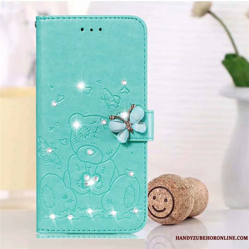 Samsung Galaxy A71 En Relief Coque De Téléphone Fluide Doux Amour Une Agrafe Fleur Vert