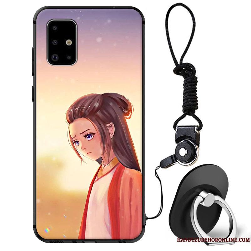 Samsung Galaxy A71 Incassable Protection Étoile Amoureux Dessin Animé Tout Compris Coque De Téléphone