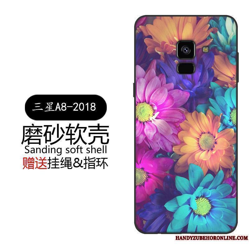 Samsung Galaxy A8 2018 Incassable Coque De Téléphone Tendance Protection Étui Étoile Multicolore
