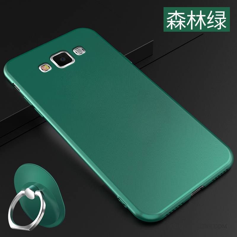 Samsung Galaxy A8 Coque Business Vert Silicone Simple Étoile Étui