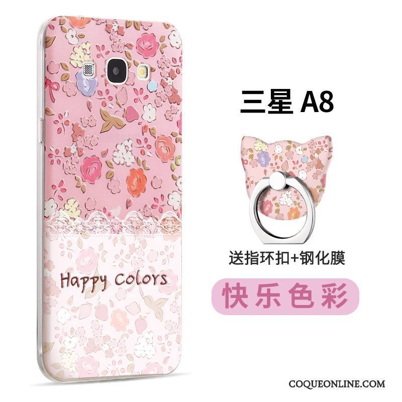 Samsung Galaxy A8 Coque De Téléphone Dessin Animé Étoile Fluide Doux Incassable Tendance Silicone