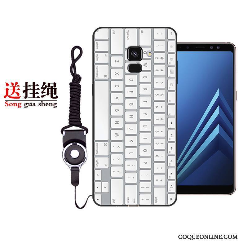 Samsung Galaxy A8+ Incassable Fluide Doux Coque De Téléphone Protection Personnalité Tout Compris Créatif