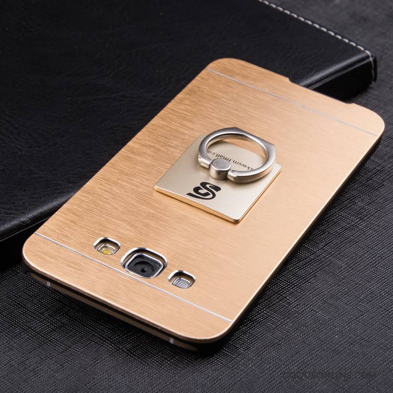 Samsung Galaxy A8 Incassable Or Protection Coque De Téléphone Métal Étoile Tendance