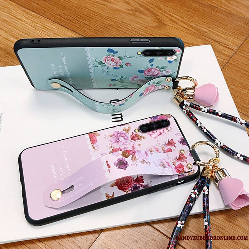 Samsung Galaxy A90 5g Protection Incassable Rose Coque De Téléphone Fluide Doux Marque De Tendance Étoile