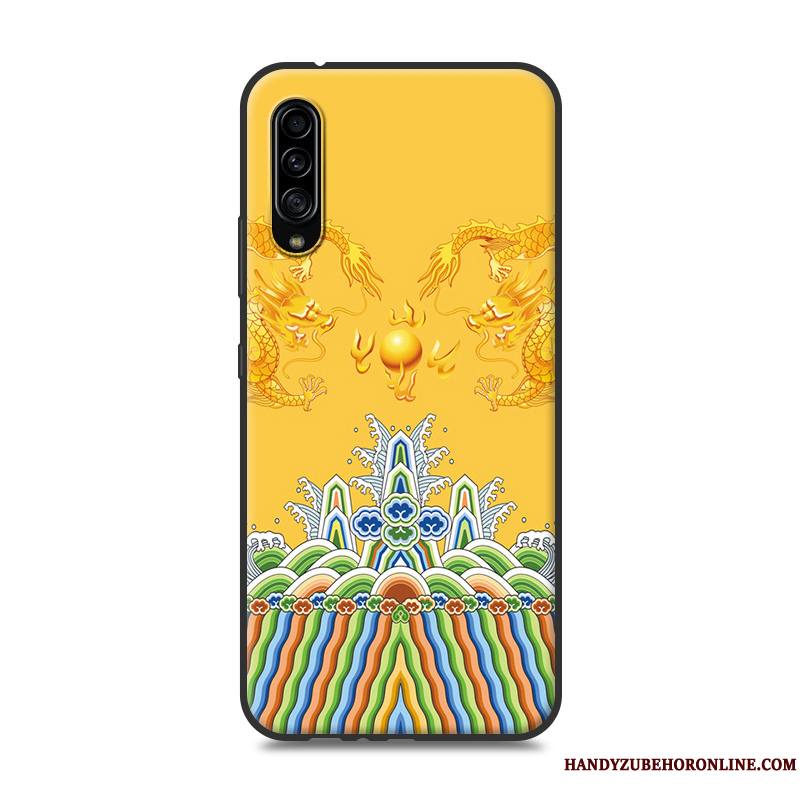 Samsung Galaxy A90 5g Protection Jaune Amoureux Étui Dessin Animé Étoile Coque De Téléphone