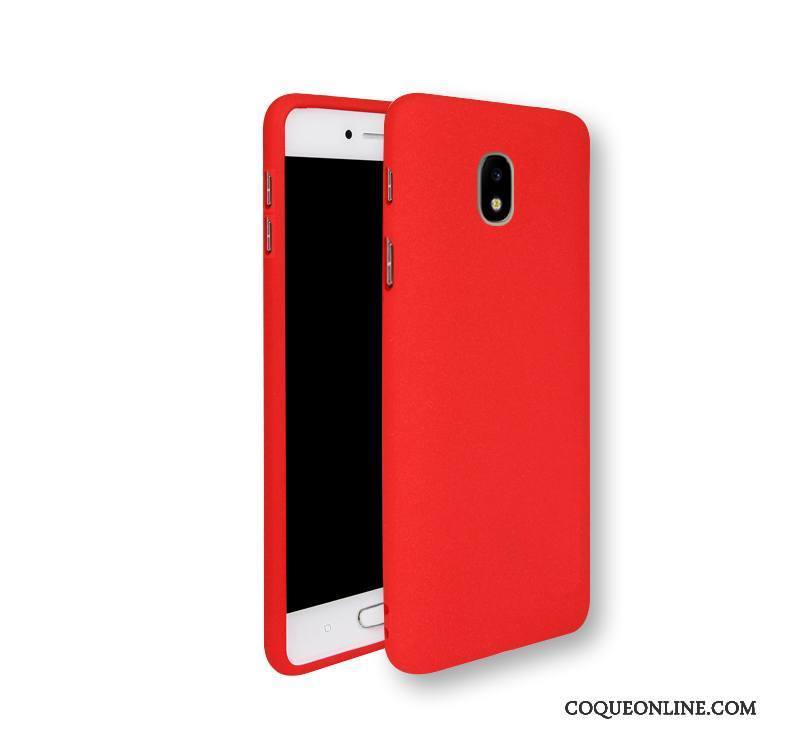 Samsung Galaxy J3 2017 Tout Compris Silicone Coque De Téléphone Rouge Étoile Étui Téléphone Portable