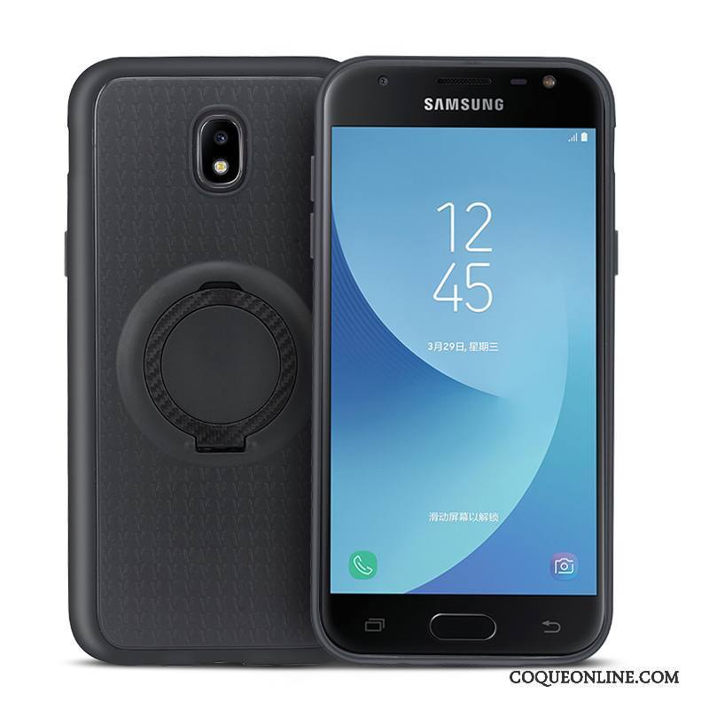 Samsung Galaxy J3 2017 Étoile Support Protection Coque De Téléphone Antidérapant Incassable Silicone