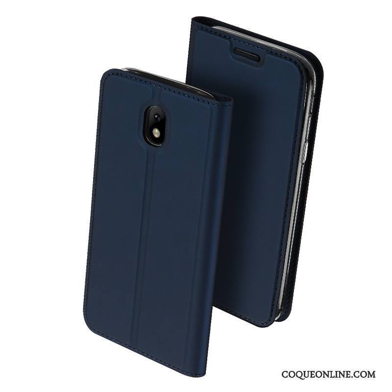 Samsung Galaxy J5 2017 Coque Étui En Cuir Europe Téléphone Portable Étoile Bleu Légères Incassable