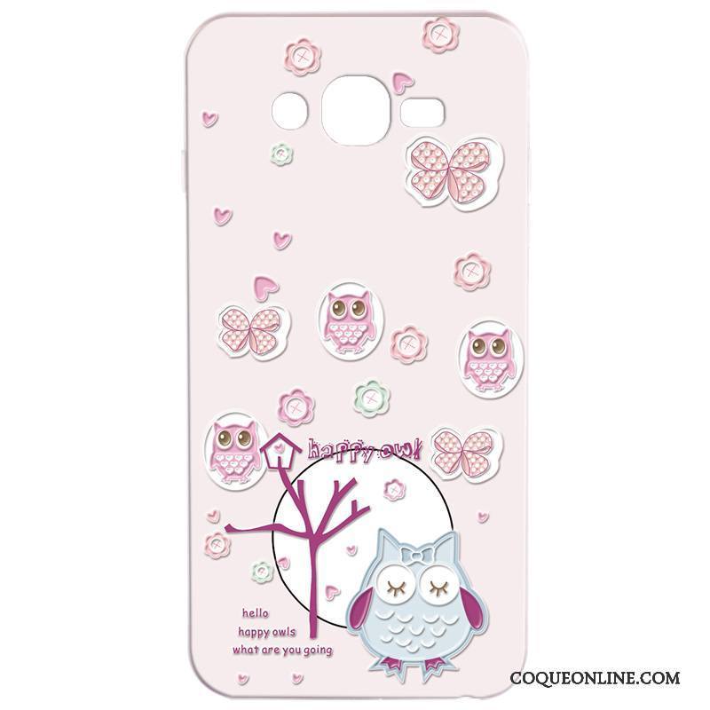 Samsung Galaxy J7 2015 Protection Coque De Téléphone Difficile Dessin Animé Silicone Personnalité Fluide Doux