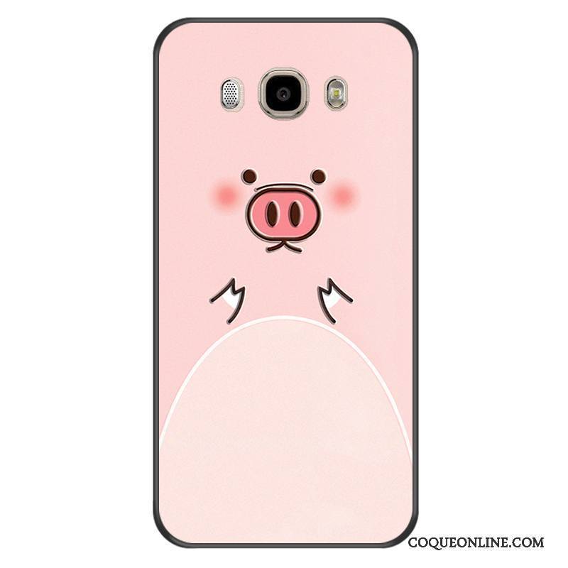 Samsung Galaxy J7 2016 Coque Personnalité Charmant Créatif Tendance Incassable Étoile Rose