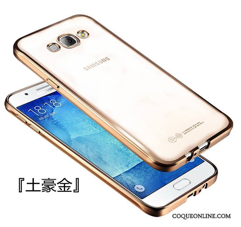 Samsung Galaxy J7 2016 Coque Protection Incassable Étoile Placage Transparent Silicone Étui