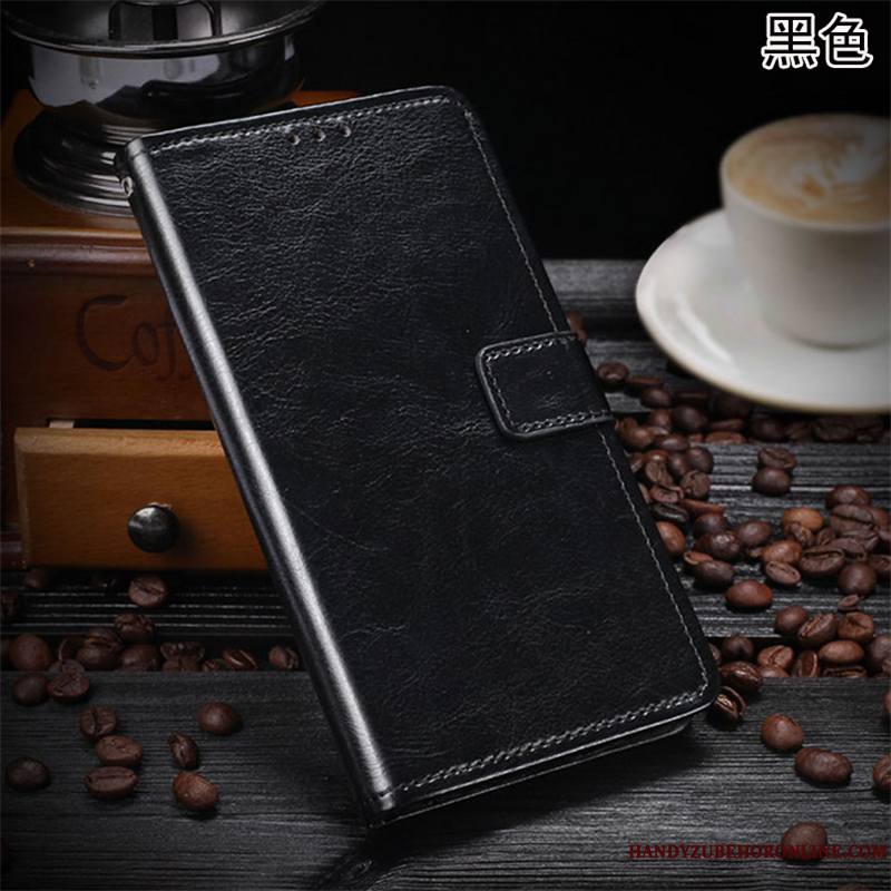 Samsung Galaxy M20 Coque Tout Compris Étui En Cuir Protection Nouveau Carte Housse Noir