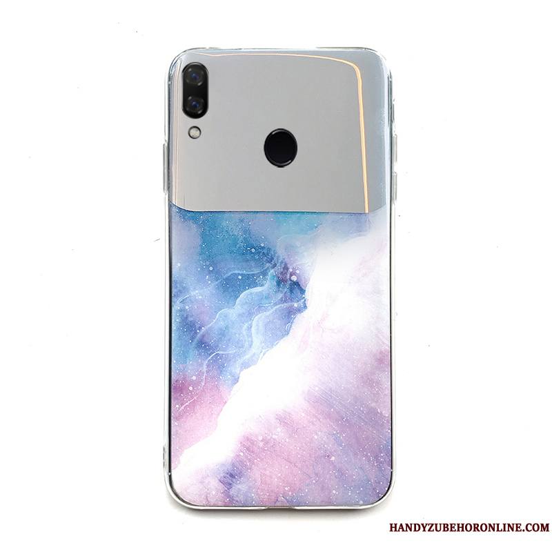 Samsung Galaxy M20 Incassable Fluide Doux Nouveau Étui Miroir Protection Coque