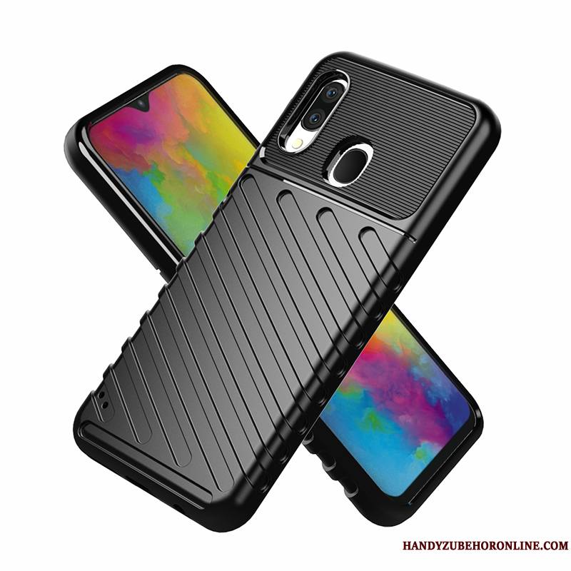 Samsung Galaxy M20 Tout Compris Protection Incassable Simple Étui Coque Fluide Doux