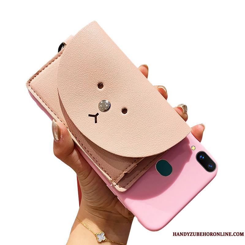 Samsung Galaxy M20 Étui Mode Fluide Doux Portefeuille Coque De Téléphone Étoile Rose