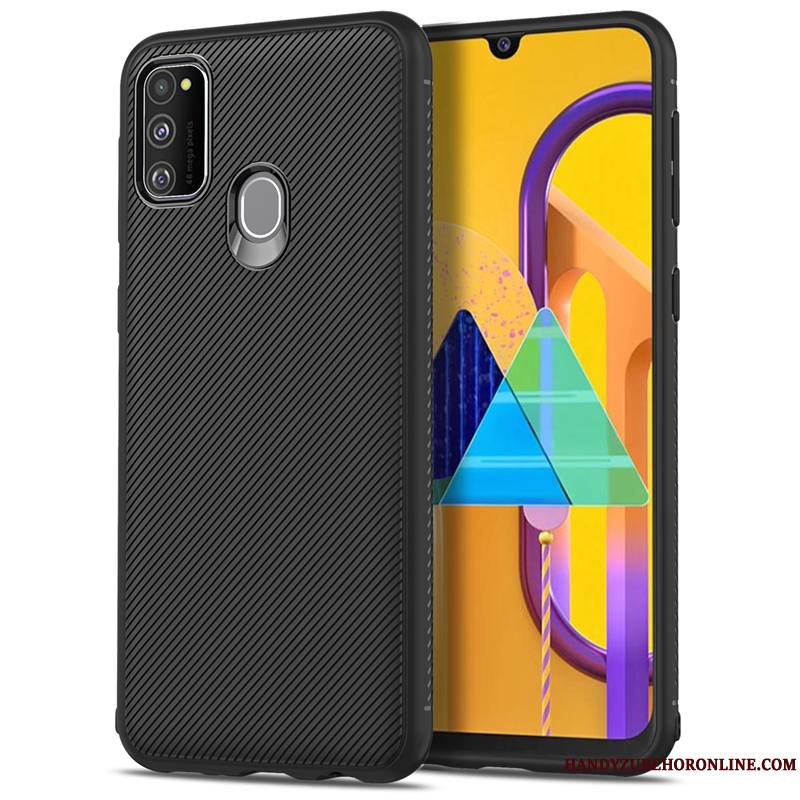 Samsung Galaxy M30s Silicone Coque Tout Compris Fluide Doux De Téléphone Tendance Simple