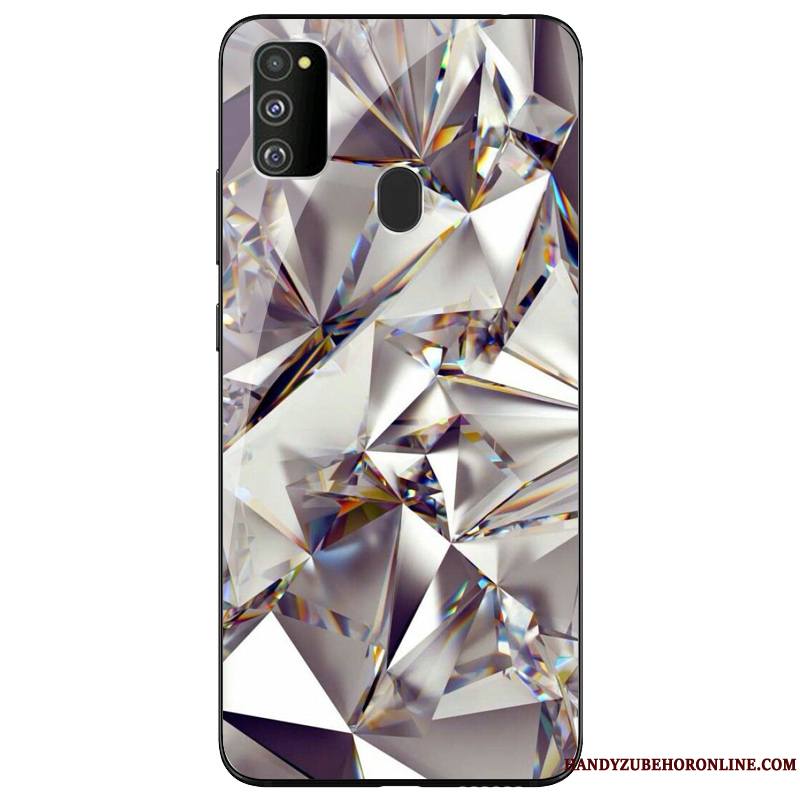 Samsung Galaxy M30s Silicone Personnalité Créatif Étui Étoile Coque De Téléphone Incassable