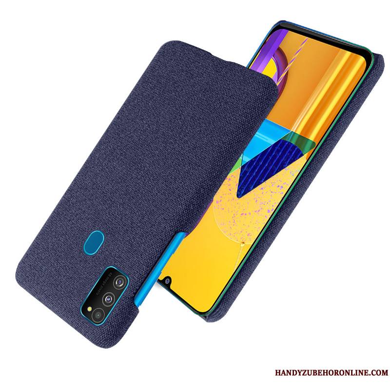 Samsung Galaxy M30s Étoile Coque Protection Tissu De Téléphone Bordure Étui