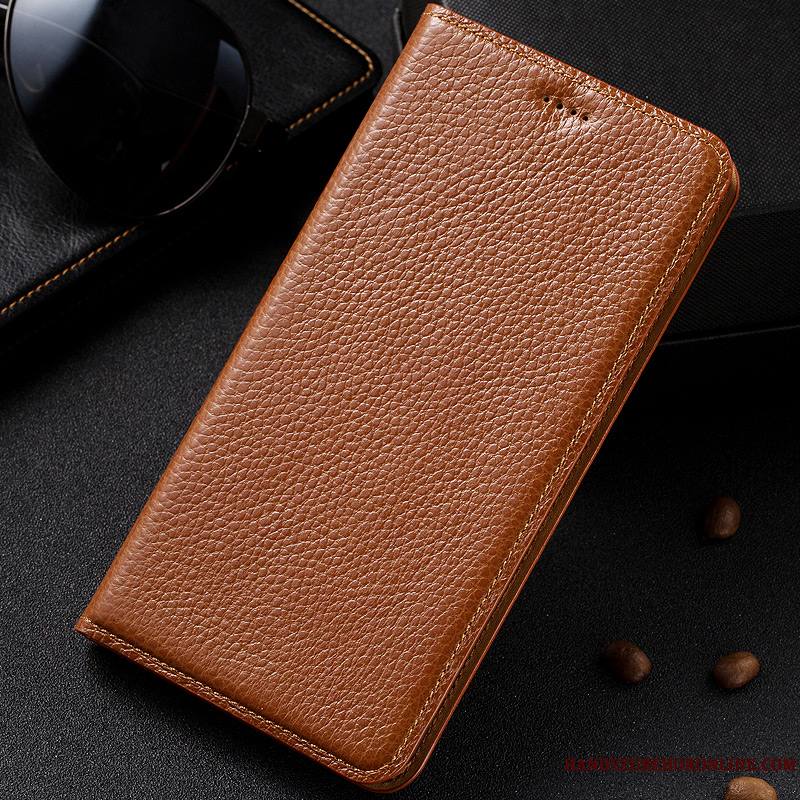 Samsung Galaxy Note 10+ Coque De Téléphone Tout Compris Incassable Étui Litchi Protection Étoile