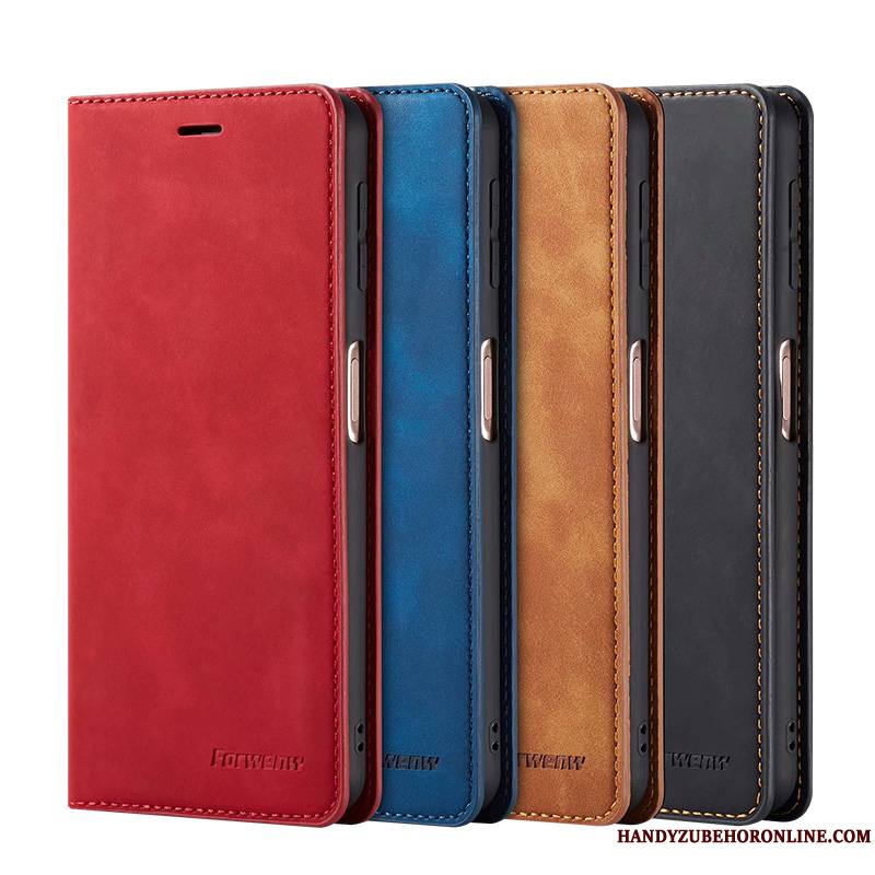 Samsung Galaxy Note 10 Lite Coque De Téléphone Protection Étoile Housse Étui Étui En Cuir Cuir Véritable