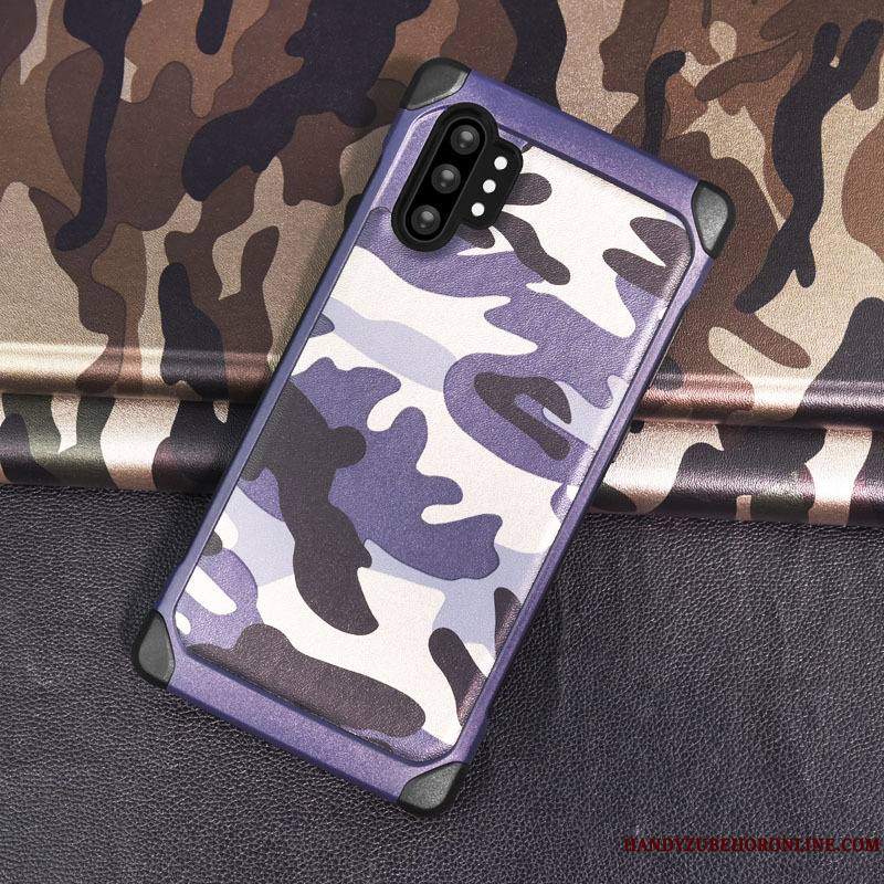 Samsung Galaxy Note 10+ Violet Étoile Camouflage Coque De Téléphone Protection Étui