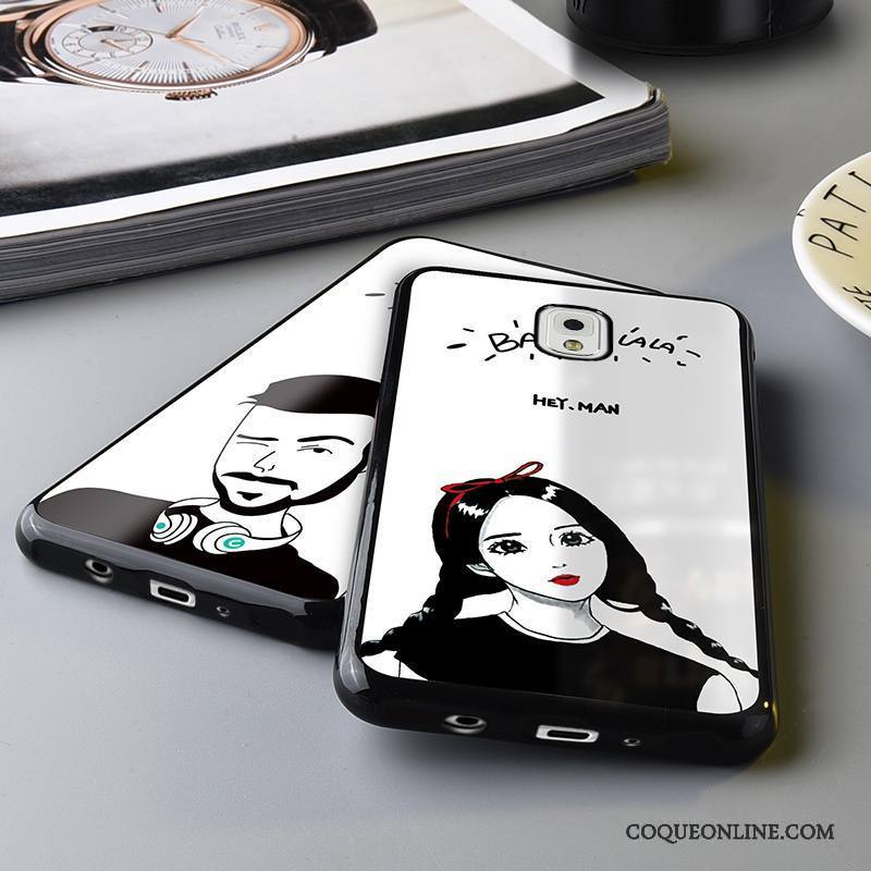 Samsung Galaxy Note 3 Coque De Téléphone Protection Incassable Blanc Étui Dessin Animé Tendance