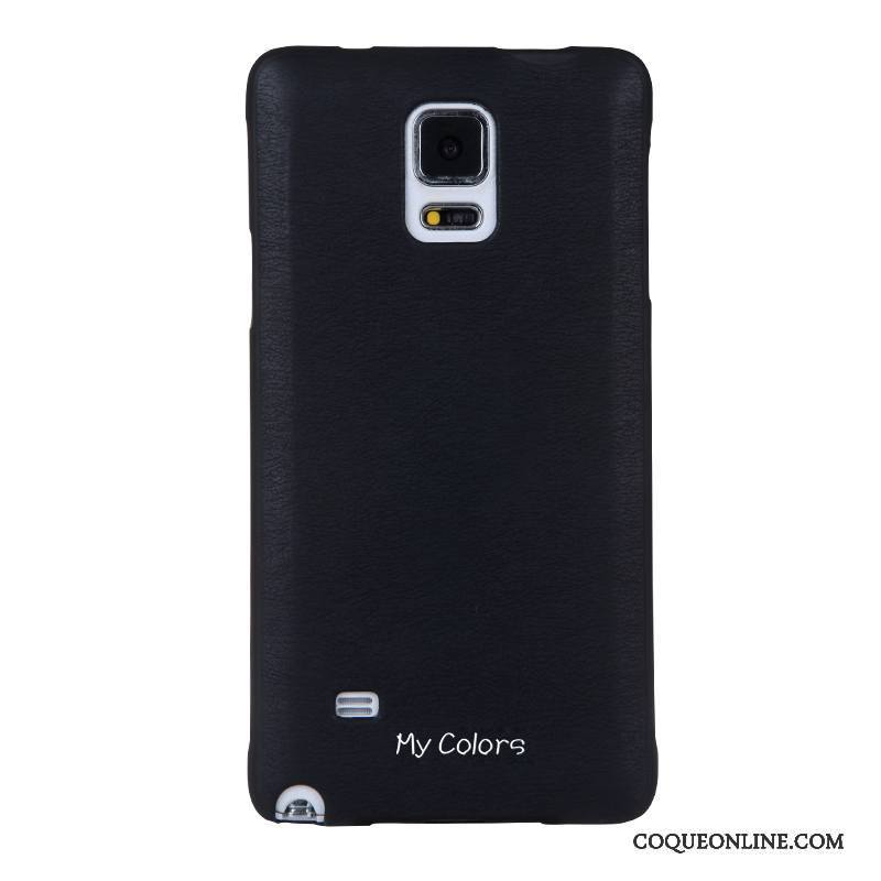 Samsung Galaxy Note 4 Business Fluide Doux Étui Coque De Téléphone Étoile Protection Noir