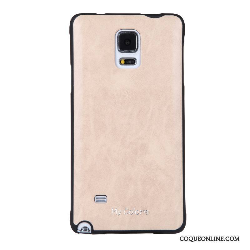 Samsung Galaxy Note 4 Coque De Téléphone Similicuir Étoile Étui Fluide Doux Business Protection