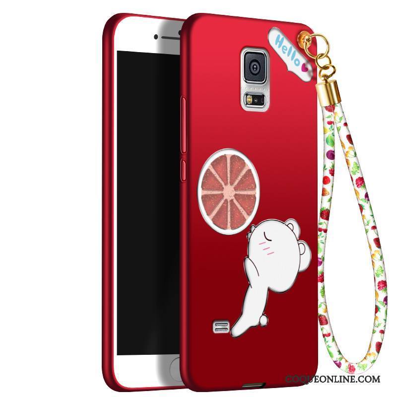 Samsung Galaxy Note 4 Coque Incassable Étui Protection Silicone Fluide Doux Tout Compris Rouge