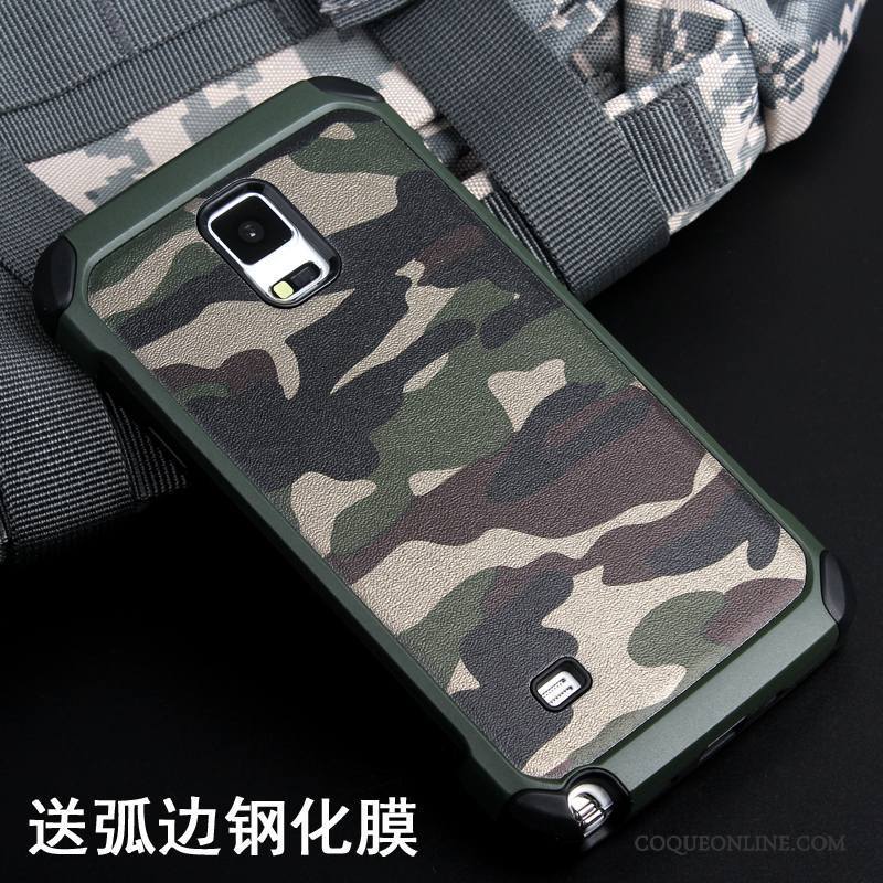 Samsung Galaxy Note 4 Coque Étoile Incassable Personnalité Étui Camouflage Protection