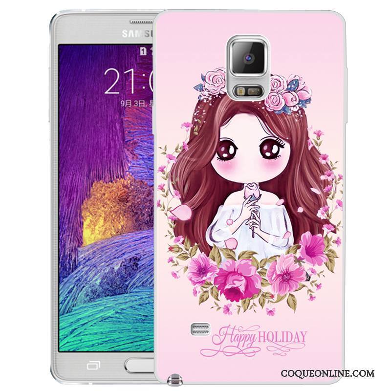 Samsung Galaxy Note 4 Dessin Animé Coque Étoile Fluide Doux Étui Silicone Protection