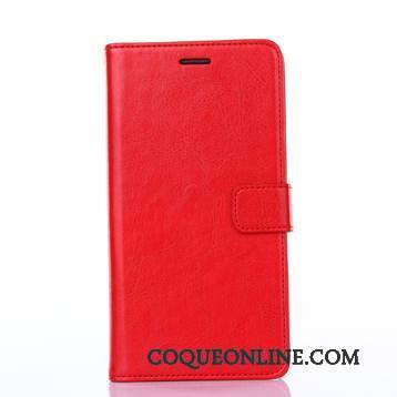 Samsung Galaxy Note 4 Housse Étoile Coque Portefeuille Étui Rouge Téléphone Portable