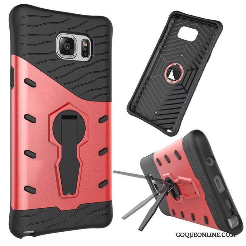 Samsung Galaxy Note 5 Coque De Téléphone Incassable Tout Compris Rouge Protection Tendance Support