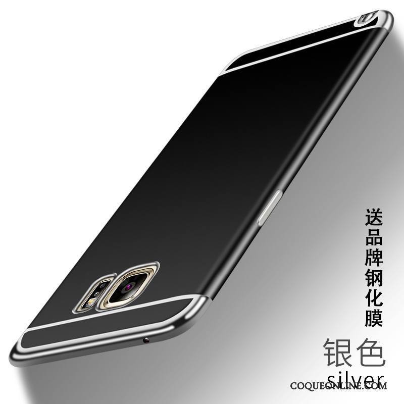 Samsung Galaxy Note 5 Coque Silicone Étoile Argent Étui Tout Compris Protection Nouveau