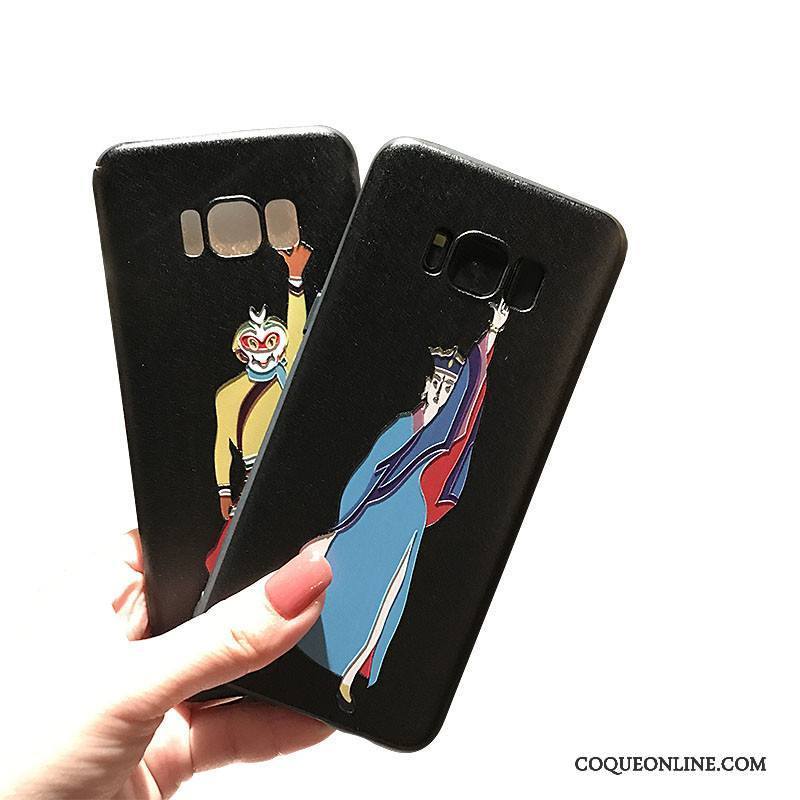 Samsung Galaxy Note 5 Fluide Doux Délavé En Daim Support Étoile Coque Silicone Noir
