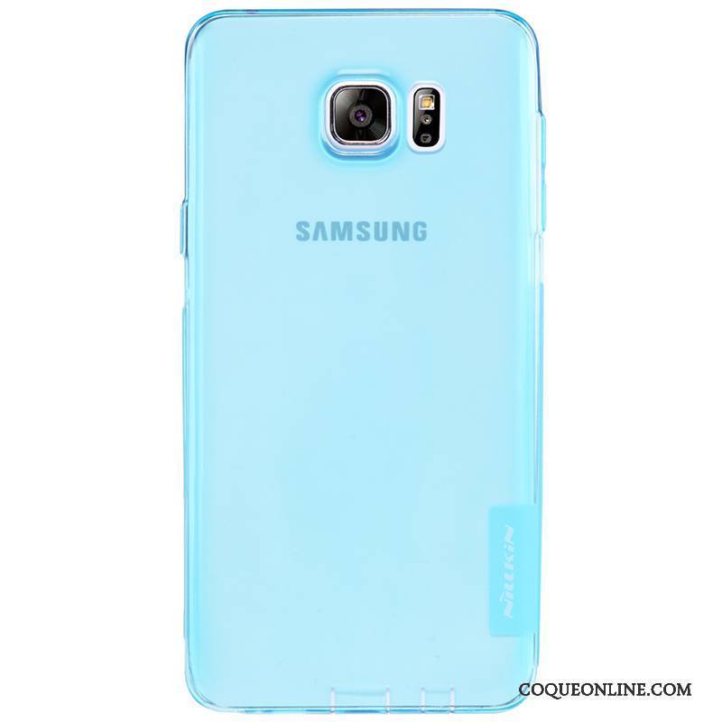 Samsung Galaxy Note 5 Fluide Doux Téléphone Portable Bleu Étoile Transparent Coque Protection