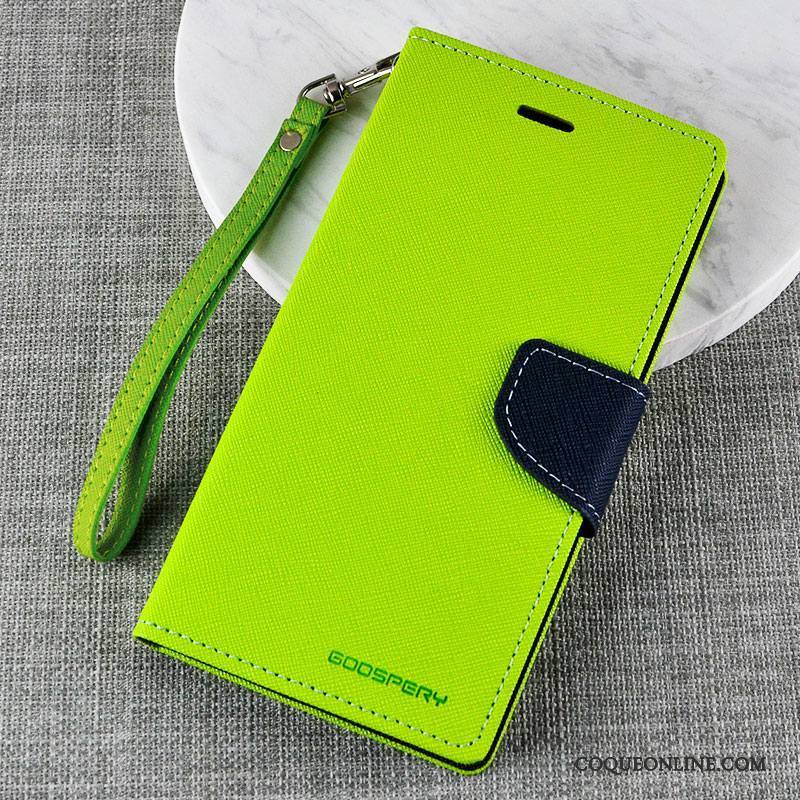 Samsung Galaxy Note 5 Étoile Étui En Cuir Fluide Doux Vert Coque De Téléphone Housse Protection