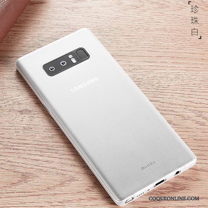 coque blanche samsung note 8